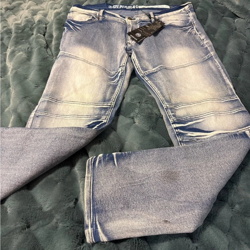 Reason Premium Denim Jeans men’s size 40 x 32 - Picture 2 of 15